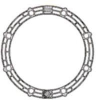 Dichteinsatz DN 200 aufklappbar Nr.1013 für Rohre 160mm* - RDS-Mauerdurchführung