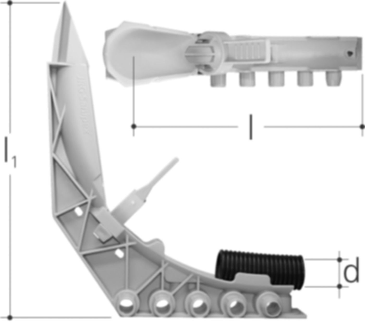 Rohrstützen +GF+ JRG Sanipex