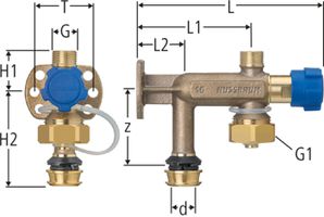 Kombiventile NUSSBAUM Optiflex-Flowpress