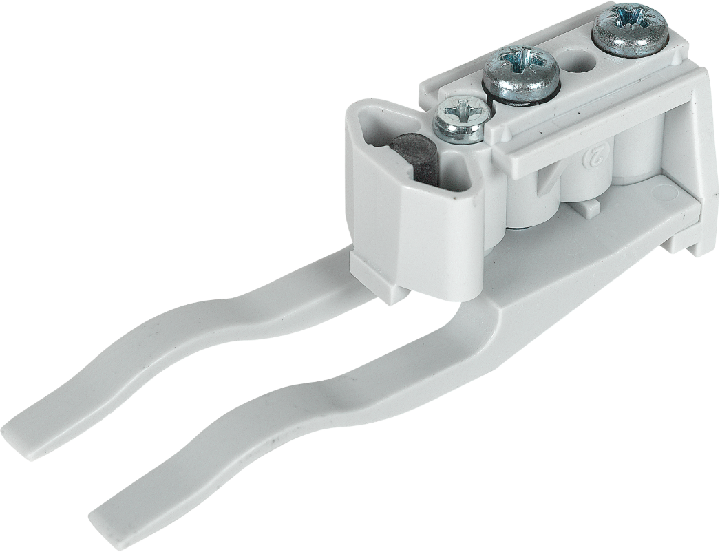 HAWA-PORTA Schienenstopper mit Feder, Porta 60/100 Kunststoff grau, mit einstellbarer Arretierkraft - Schiebetür- und Schiebetorbeschläge