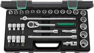 STAHLWILLE Steckschlüsselsatz 31tlg. 1/2" , 50/54/25/6 , ABS-Kunststoffkoffer - Steck- und Drehmomentschlüssel