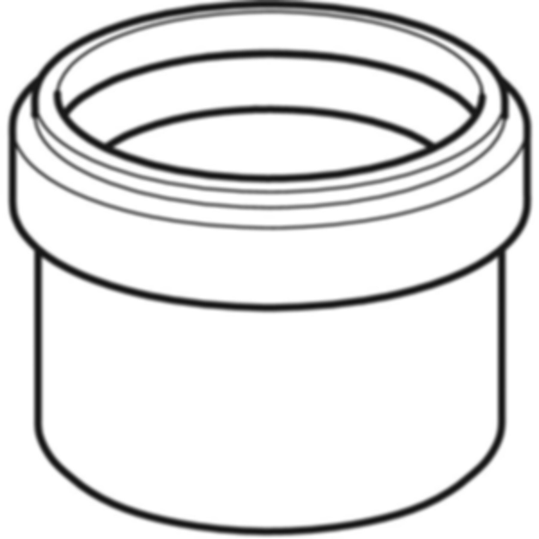 Steckmuffe red. 56/50mm 361.752.16.3 - Geberit-PE-Formstücke