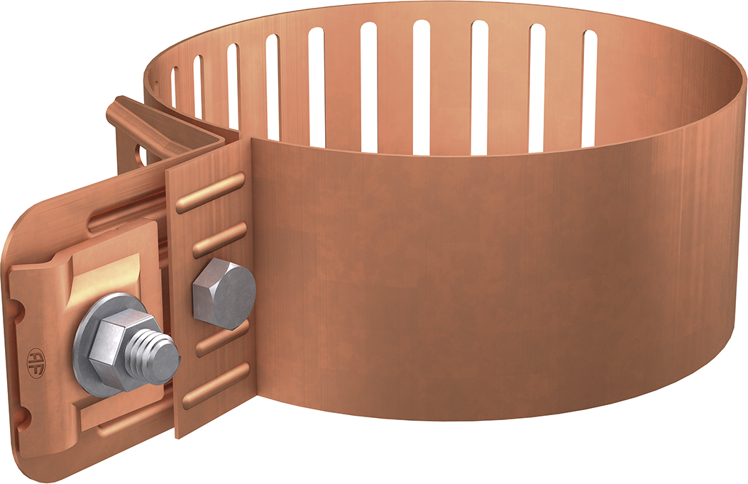 Kontaktbr. f/Ablaufr. 70-120 Kupfer 6-10 AF 285.103.000 / AL 3 - AF Blitzschutzprogramm