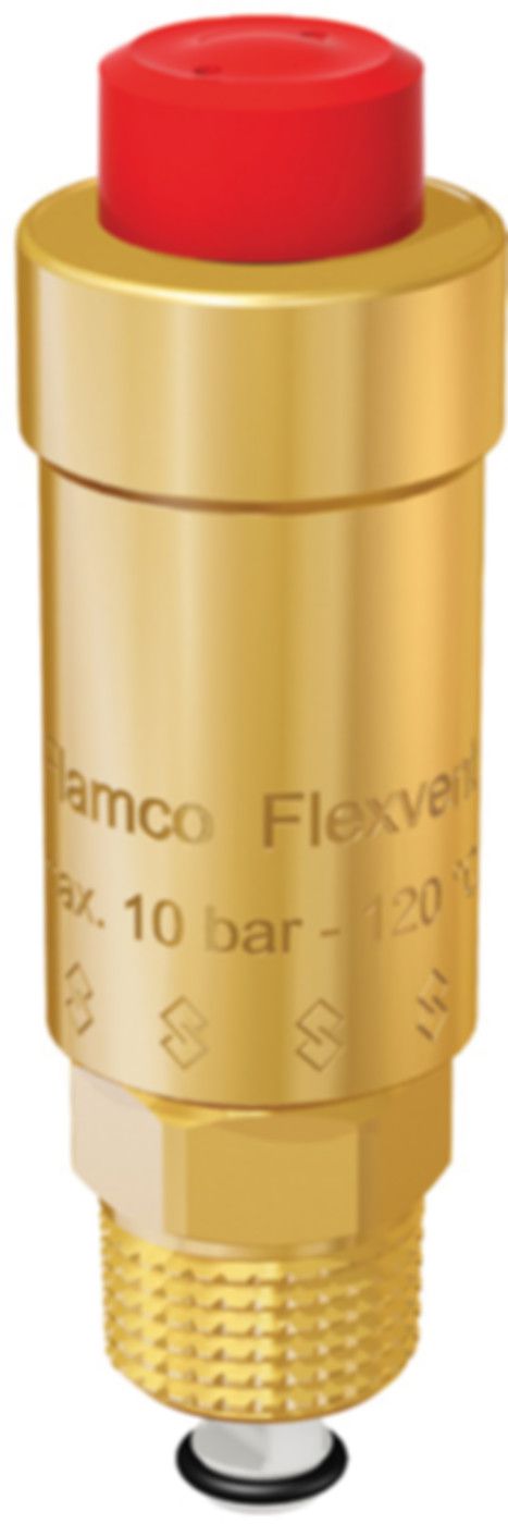 Flamco Flexvent Schwimmerentlüfter m/Absperreinr. H: 82 mm 3/8" - Flamco Luft- und Schlammabscheider