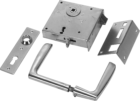 SCHÄNIS Zimmertürschloss 2005 BB 65, DIN rechts CF, verzinkt - Türschlösser und Zubehör
