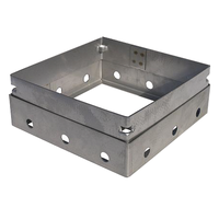 Kiesrahmen CrNi 100x100/H60-80 410 verstellbar - Kiesrahmen und Kiesroste