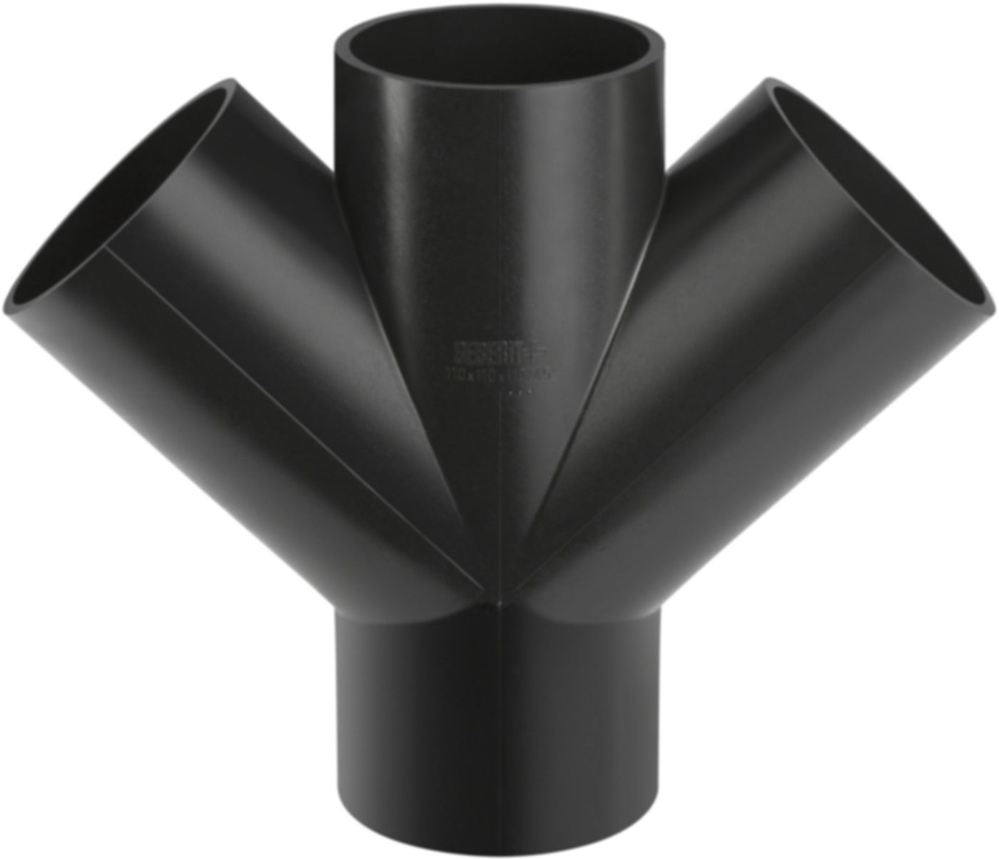 Doppelabzweig 45° 367.235.16.1 d 110/110mm - Geberit-PE-Formstücke