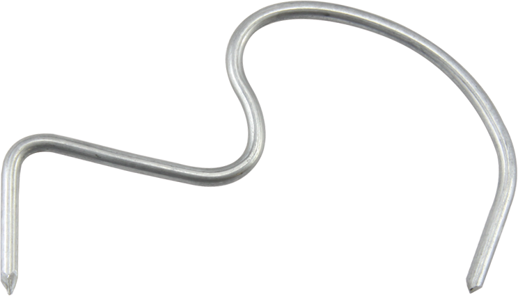 Ziegelklammern zu Pfannenziegel Verzinkt Art.5053.000 - Drahtstifte, CU-Stifte, Inoxstifte