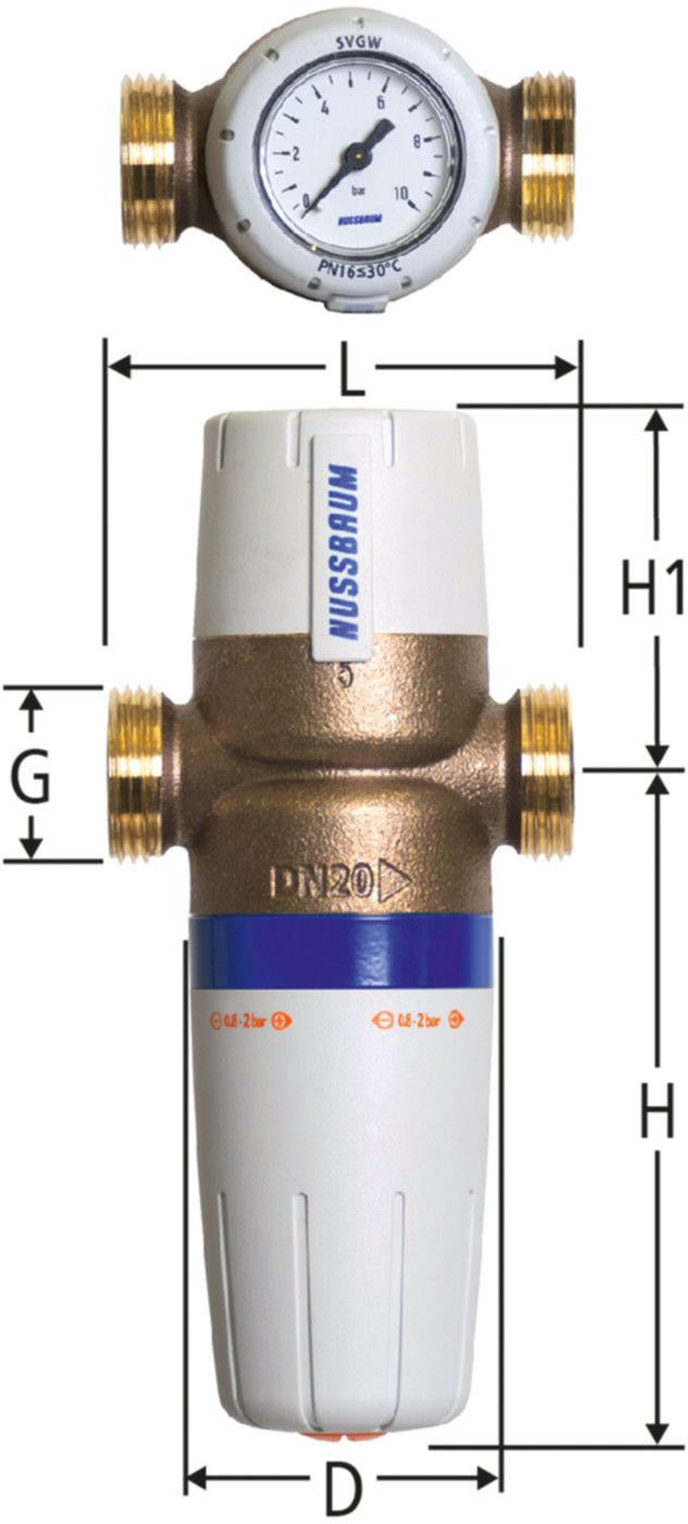 Druckreduzierventile NUSSBAUM