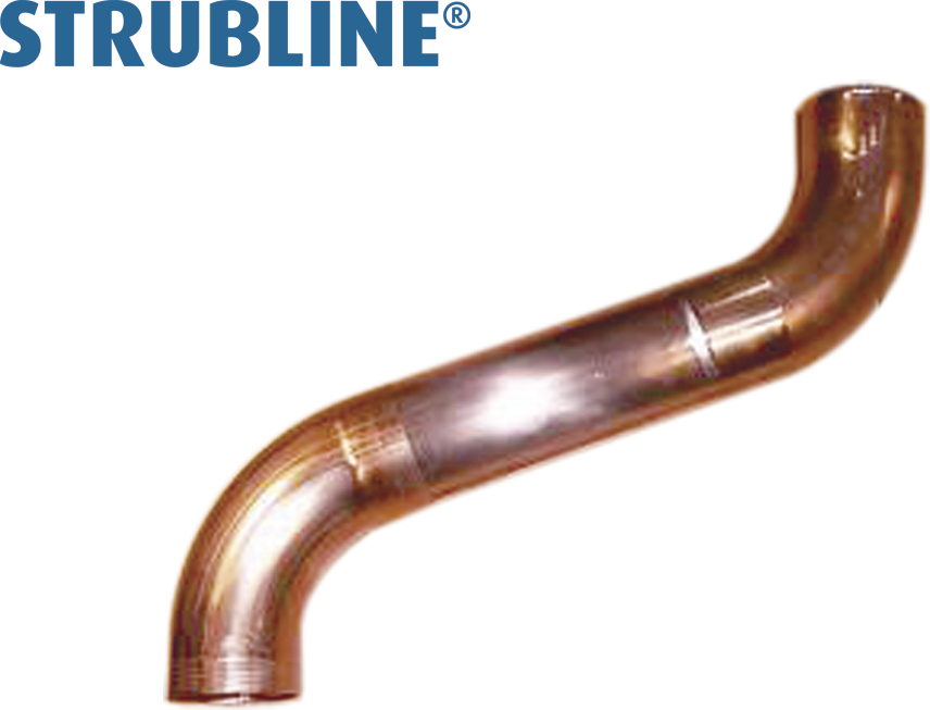 Schwanenhals Teleskop 70° 100 mm 295 A = 700- 900 mm "Strubline" - Kupfer Spenglereihalbfabrikate