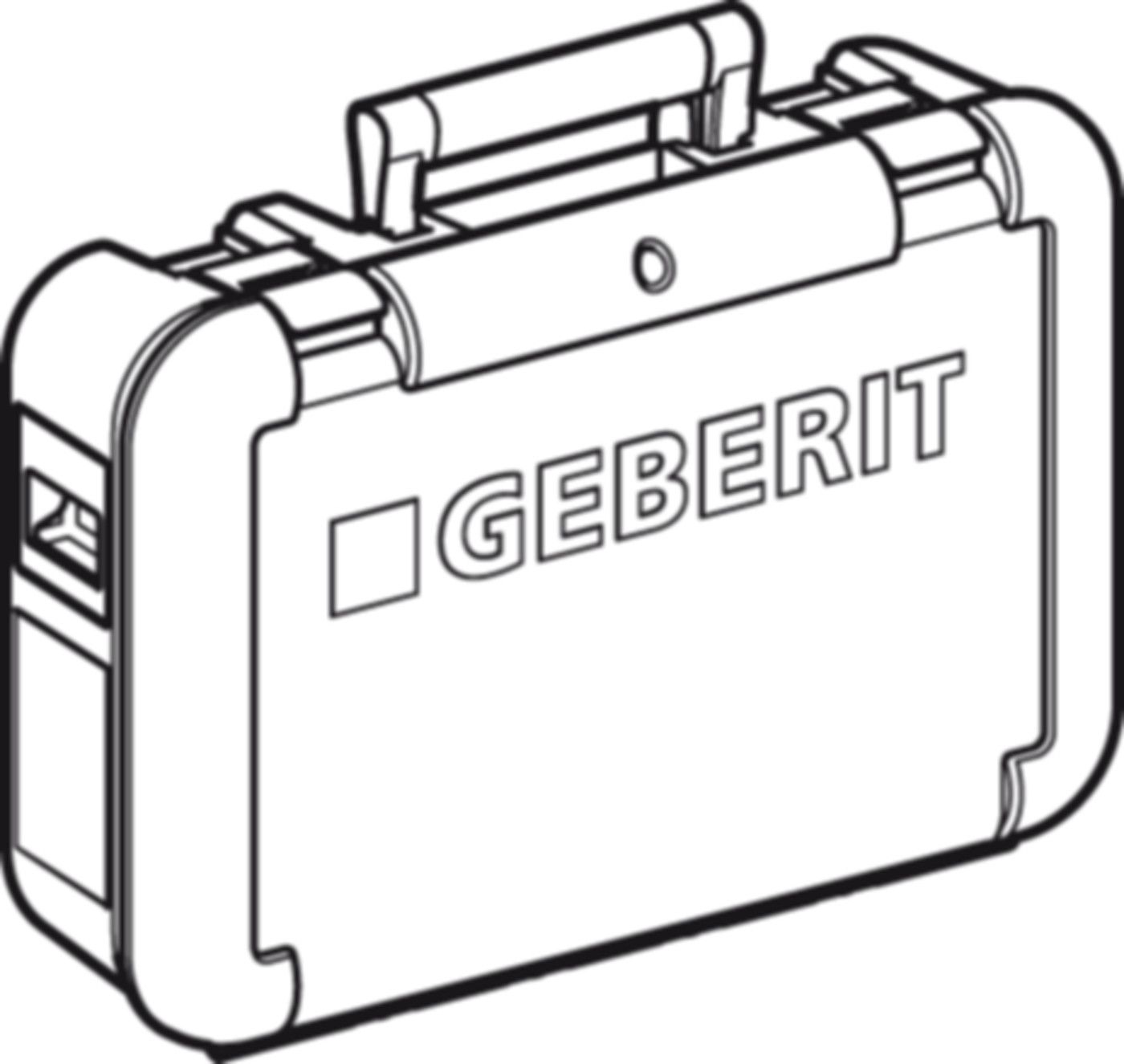Koffer leer 650.909.00.2 für Montagewerkzeug zum Rohraustausch 14-25mm - Geberit-Push Fit-Werkzeuge