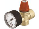 Sicherheitsventil m/Manometer Typ 5321 1/2" 2.5 bar - Caleffi Programm