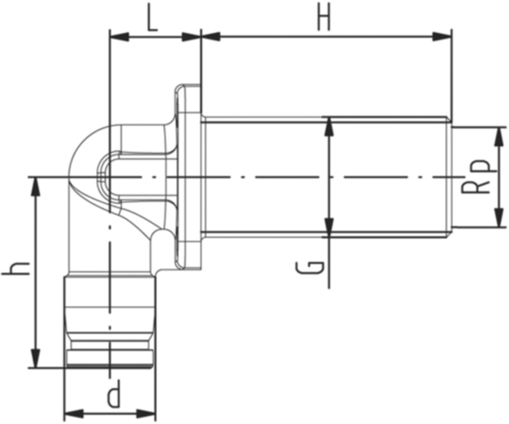 Armaturenanschluss einfach iFit 16/20 H 55 1/2"/3/4" 762 102 269 (762 101 269) - GF I-Fit Formstücke + Werkzeuge