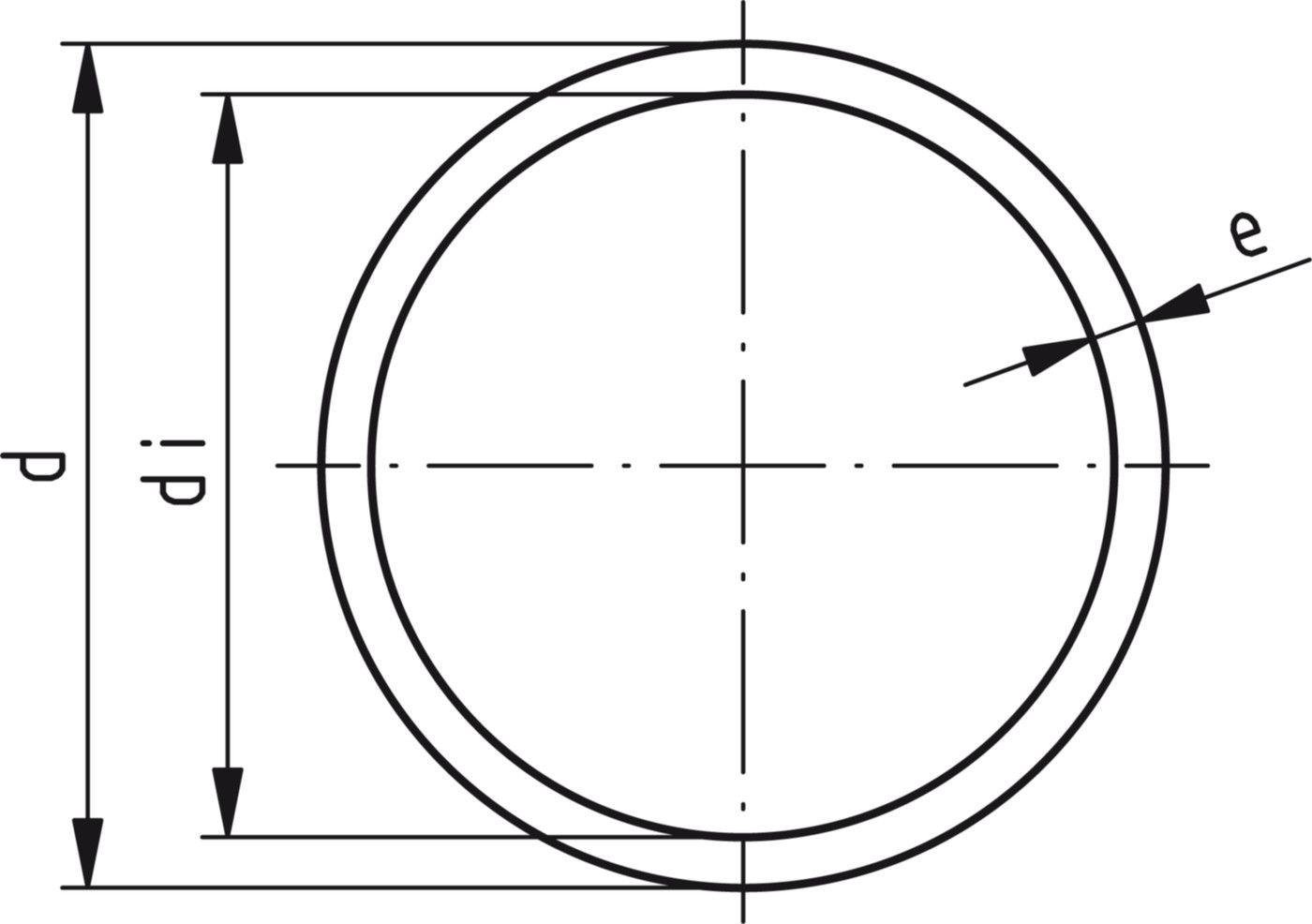Rohre 110 x 8.1 mm in Stg. a 5 M PN 16 161 017 114 - GF Hart PVC-U Rohre