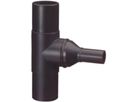 Tee reduziert PE100 S8 PN 10 d 90/ 75mm 753 201 855 - PE100 Stutzenformstücke langschenklig