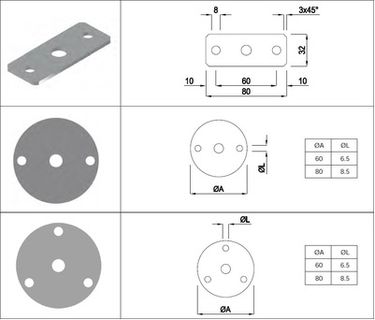 Wandplatten rund und eckig