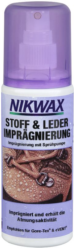 Nikwax Stoff & Leder Imprägnierung Spray 125ml, für Schuhe - Reinigung