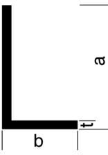 EN 10056 25/15/3.0 mm - Rostfreie Winkelprofile 1.4301