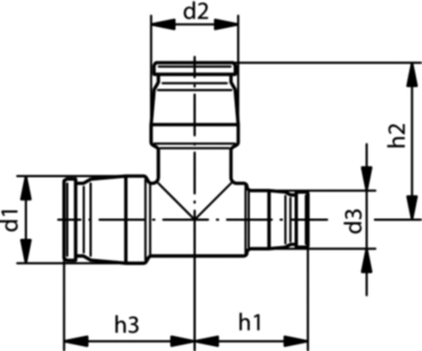 T-Modul iFit Red. 25/32-16 / 20-25/32 762 101 185 - GF I-Fit Formstücke + Werkzeuge