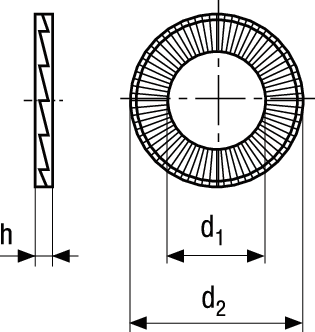NORD-LOCK St ZL BN65212 M4/4,4/7,6/1,8/NL - Bossard Schrauben