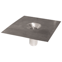 Dachwassereinlauf Konus CrNi 80 mm Stutzenlänge 400 mm - Flachdacheinläufe/ Einfassungen