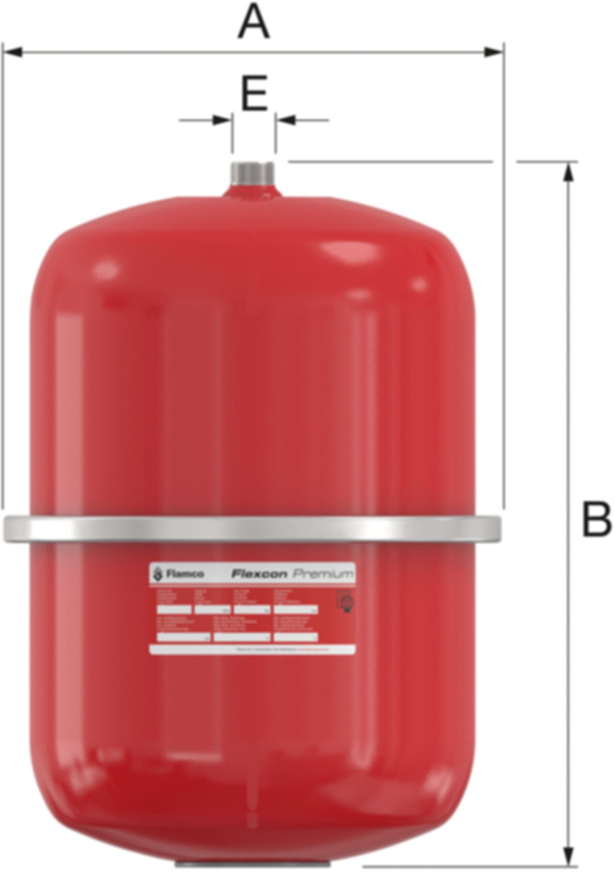 Flexcon Premium 12 1.0 bar 3/4"  16915 - Flamco Expansionsgefässe Flexcon