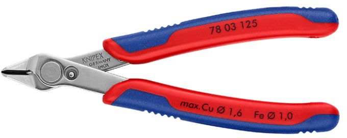 KNIPEX Kraft-Mittenschneider, poliert 7491, L= 250mm, PVC-Griffhülle - Zangen, Schneiden
