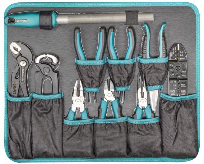 TECHNOCRAFT PP-Werkzeugkoffer "PRO TROLLEY" IP65 213 tlg. , fahrbar , Wasserdicht - Werkzeugkoffer,Sortimentskoffer,Behälter