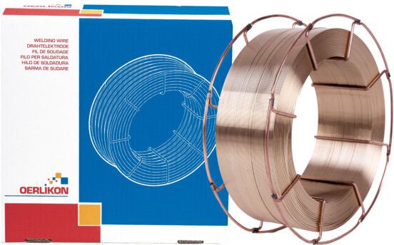 Schweissdraht auf Korbspuhle