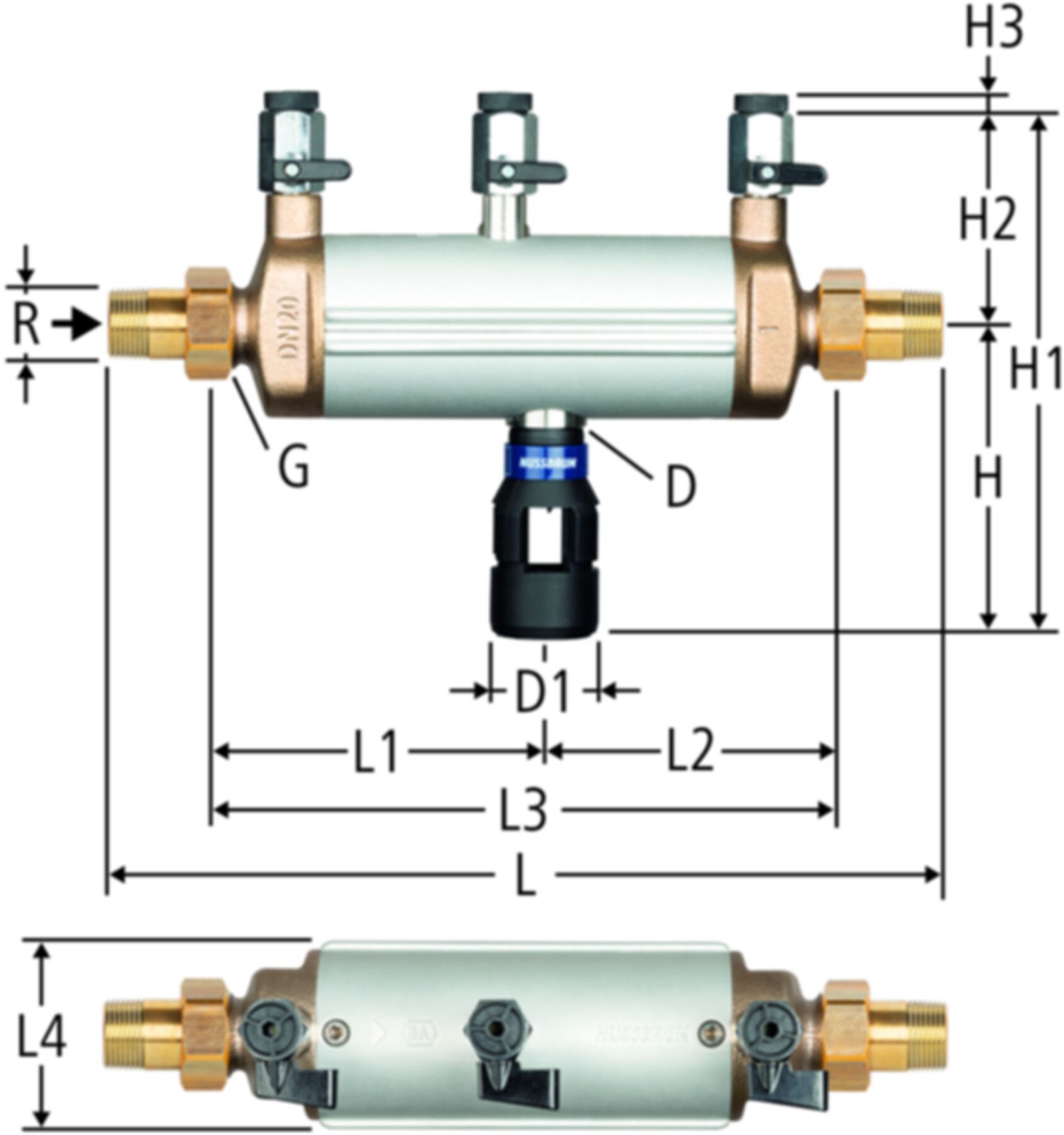 Systemtrenner BA NUSSBAUM Optifitt-Serra