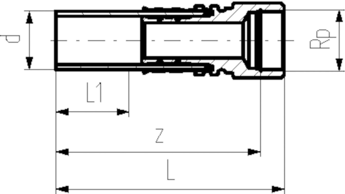 COOL-FIT Übergang mit IG 40x11/4" PE / Edelstahl 738 944 009 - GF COOL-FIT 2.0