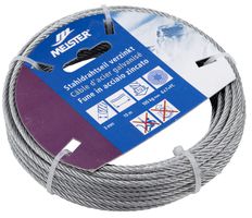 Drahtseil verzinkt Ø3mmx10m Mindestbruchkraft 490 kg - Draht, Draht in Ringen