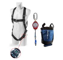 SPANSET Safety-Kit Arbeiten in Hebeb. 1.8m (Profi) Typ SK-602 2-Punkt-Auffanggurt, Höhensicherungsg. - Arbeitsschutz
