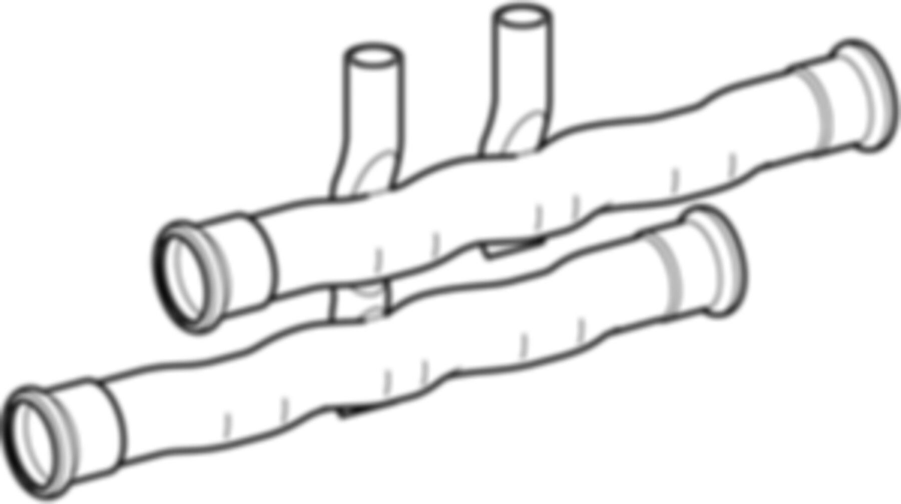 Heizkörperanschluss 15-15mm 24002 für Vor- und Rücklauf - Mapress-Heizungs-Formstücke