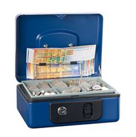 Geldkassette 86x197x154 De Luxe 2 Blau - Schlüsselzubehör