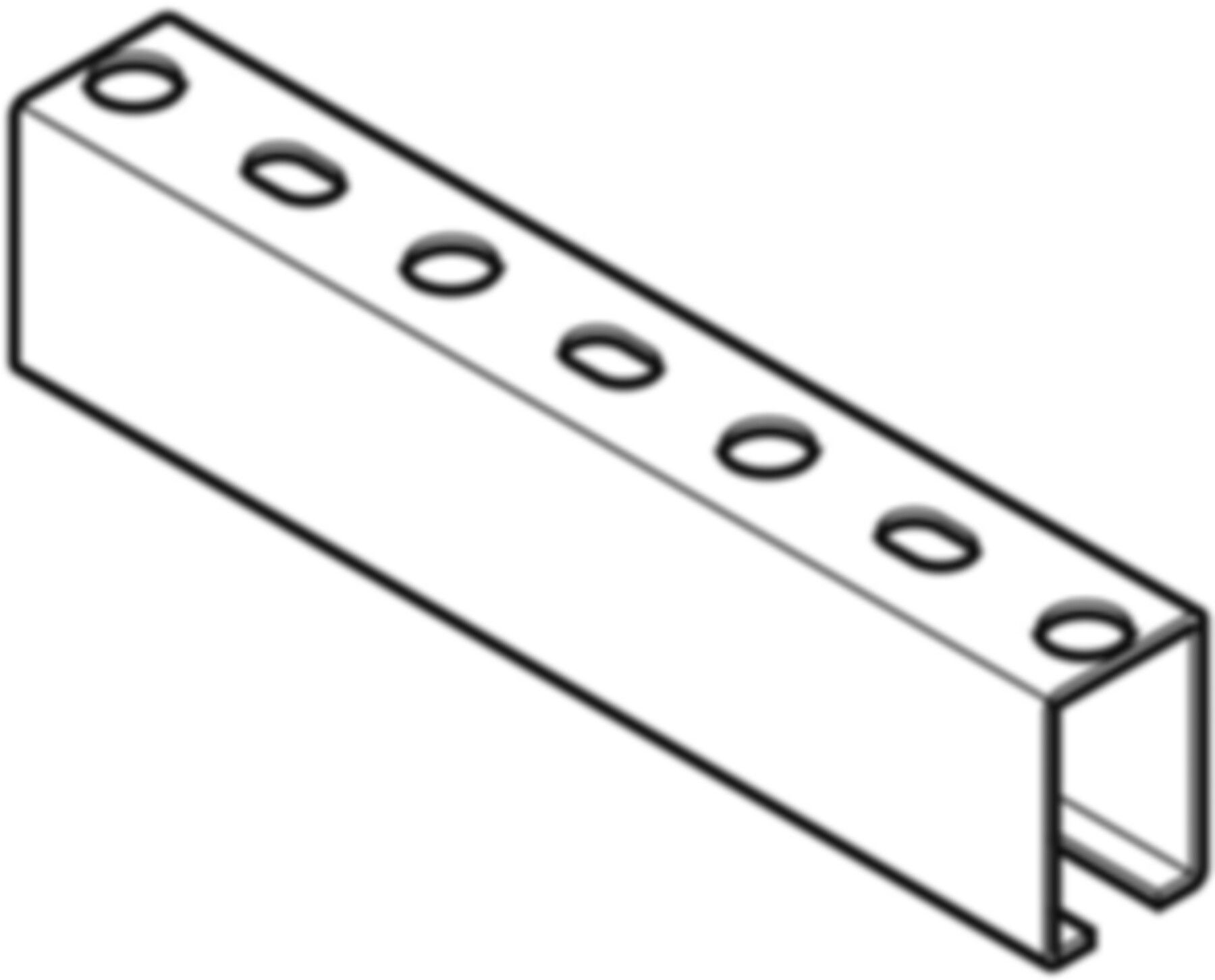 Tragschiene 200-315 L=5m 363.863.00.1 - Geberit-Dachentwässerung