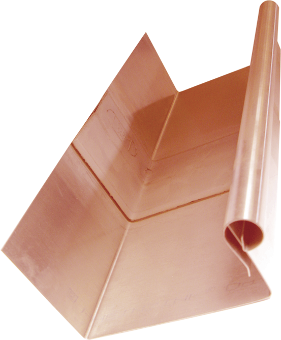 Rinnendila eckig 200 mm 138 "SOBA" Kupfer - Dilatationen