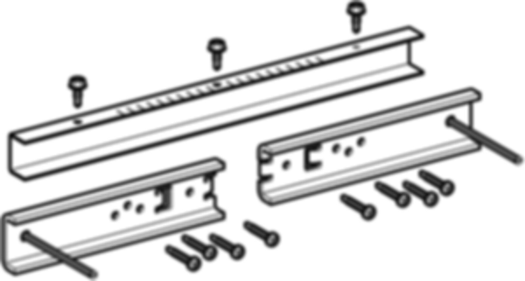Bausatz für Waschtisch 38-58cm 111.868.00.1 - Geberit-Duofix