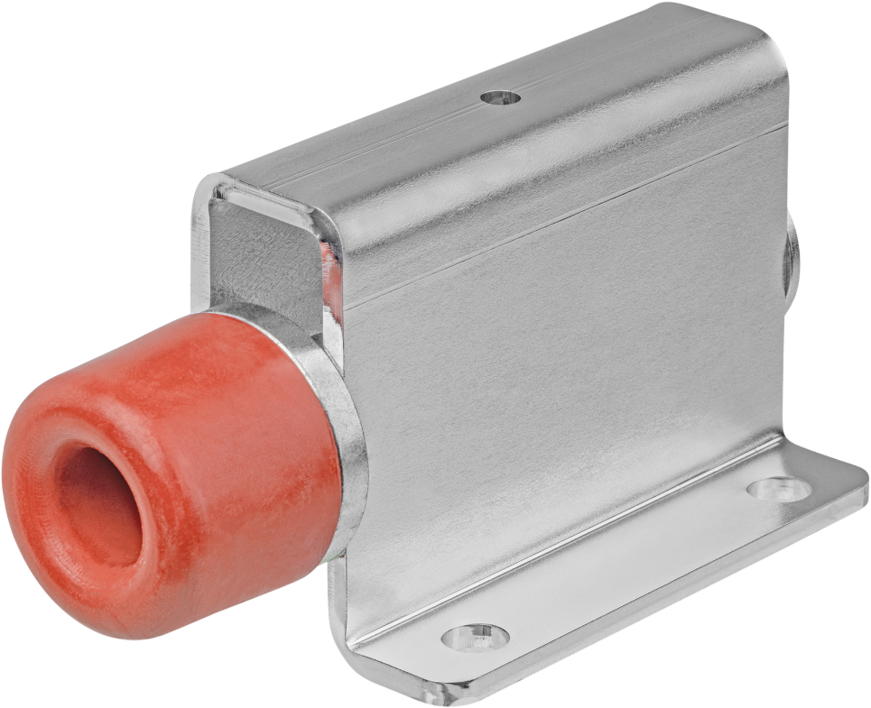 WEBI Endpuffer, verstellbar 35-55mm LxBxH=100x70x70mm, verzinkt - Schiebetür- und Schiebetorbeschläge