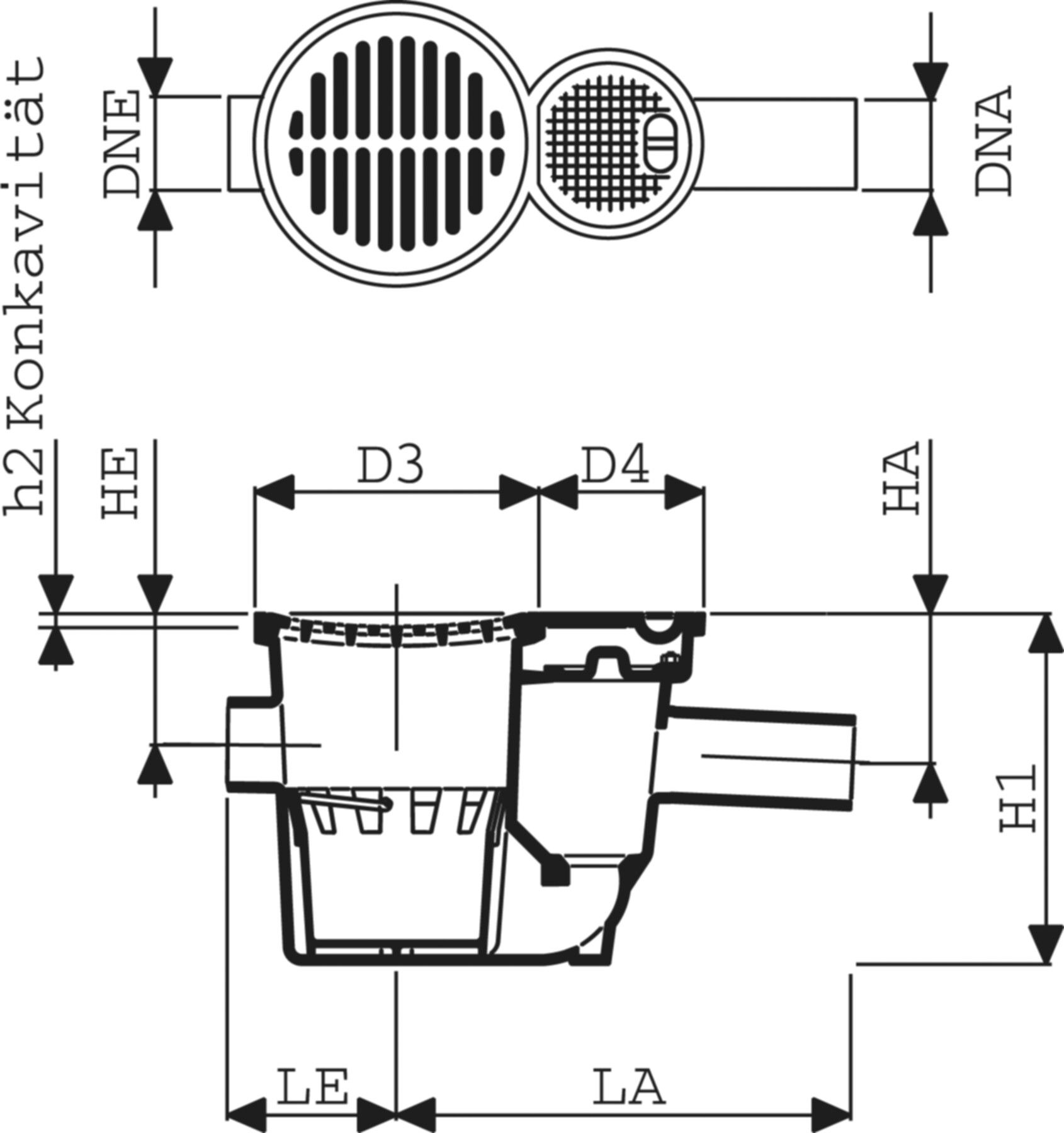 Fig. 1785 010 00 1to """Stadt Basel""" - Bodenabläufe von Roll