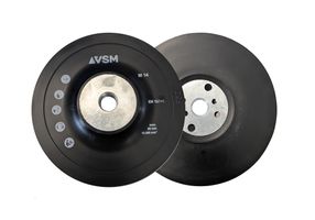 Stützteller zu Fiberscheiben Ø 125mm, M14, Gummiteller mittel - Schleifen, Trennen