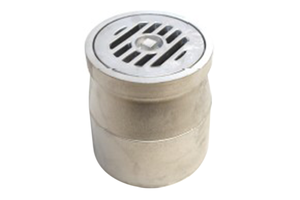 Spülstutzen mit Rost