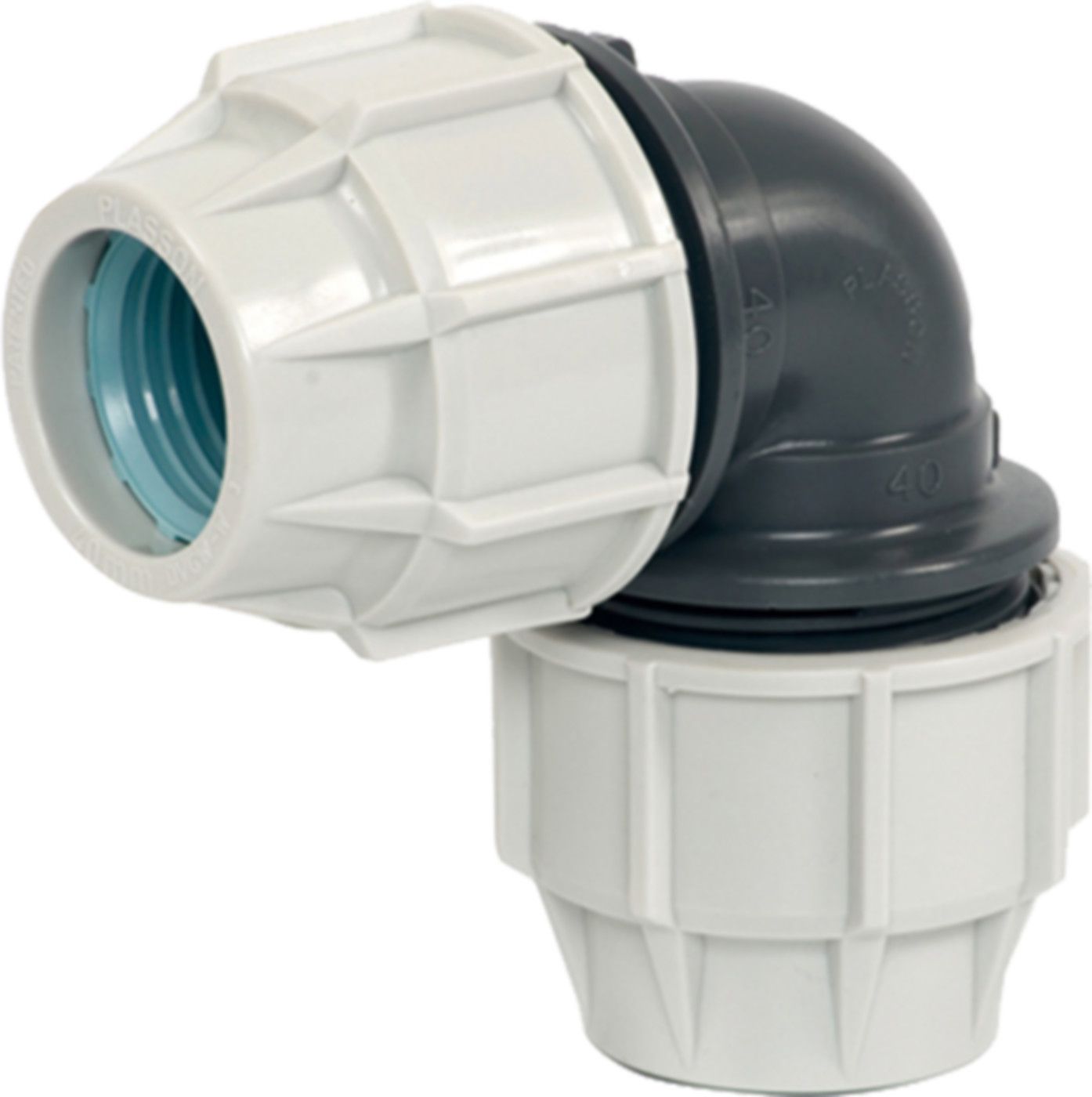 Winkel 90° egal 7050 d 40mm - Plasson-Klemmfittinge