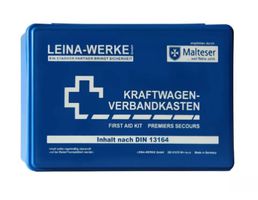 GEBOL Verbandkasten blau 40-tlg., geprüfter Inhalt nach DIN 13164 - Arbeitsschutz