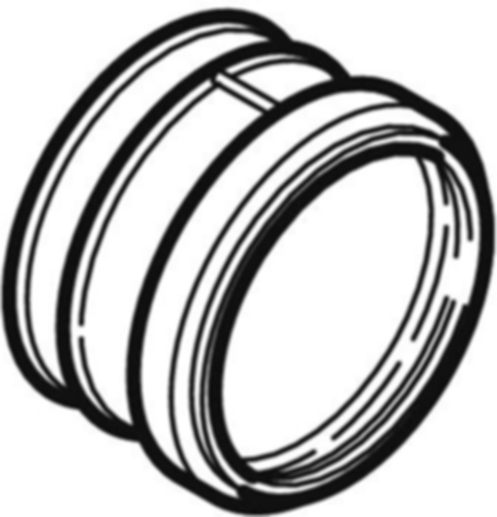 Wandklosett-Muffe lang 366.065.16.1 d 90/ 90mm - Geberit-PE-Formstücke