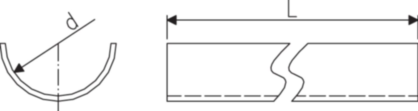 Clip-Halbschale d 25mm L=3m 760 856 604 - Halbschalen