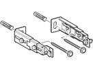 Set Fussbefestigung an Rückwand 13-24 cm Set à 2 Stück 111.064.00.1 - Geberit-Duofix