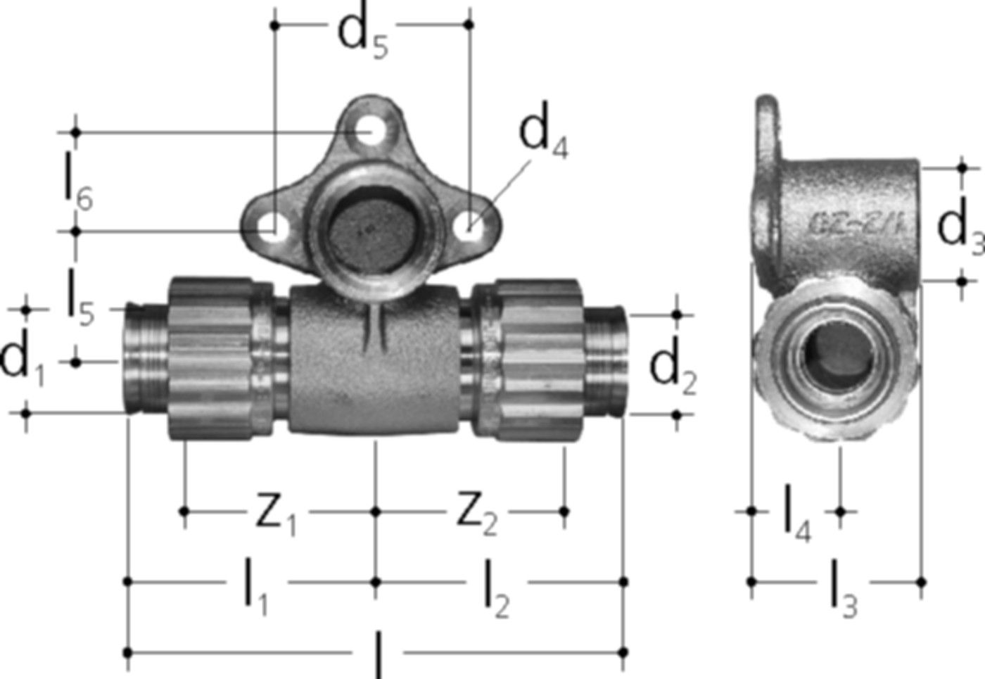 Armaturenanschlüsse +GF+ JRG Sanipex