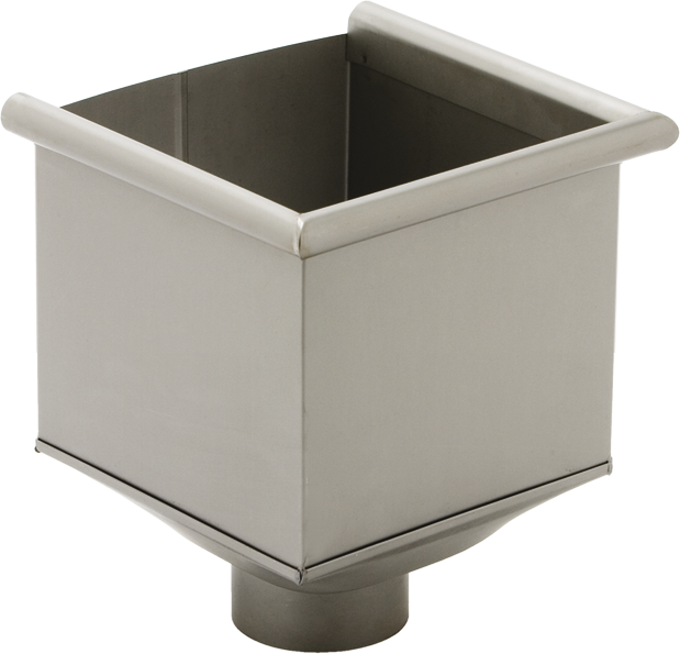 Rinnenkasten o/Stern 180/100 mm 151 Wulst 3-seitig "Piccolo" - MattpluS Spenglereihalbfabrikate