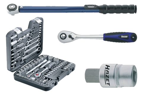 Steck- und Drehmomentschlüssel